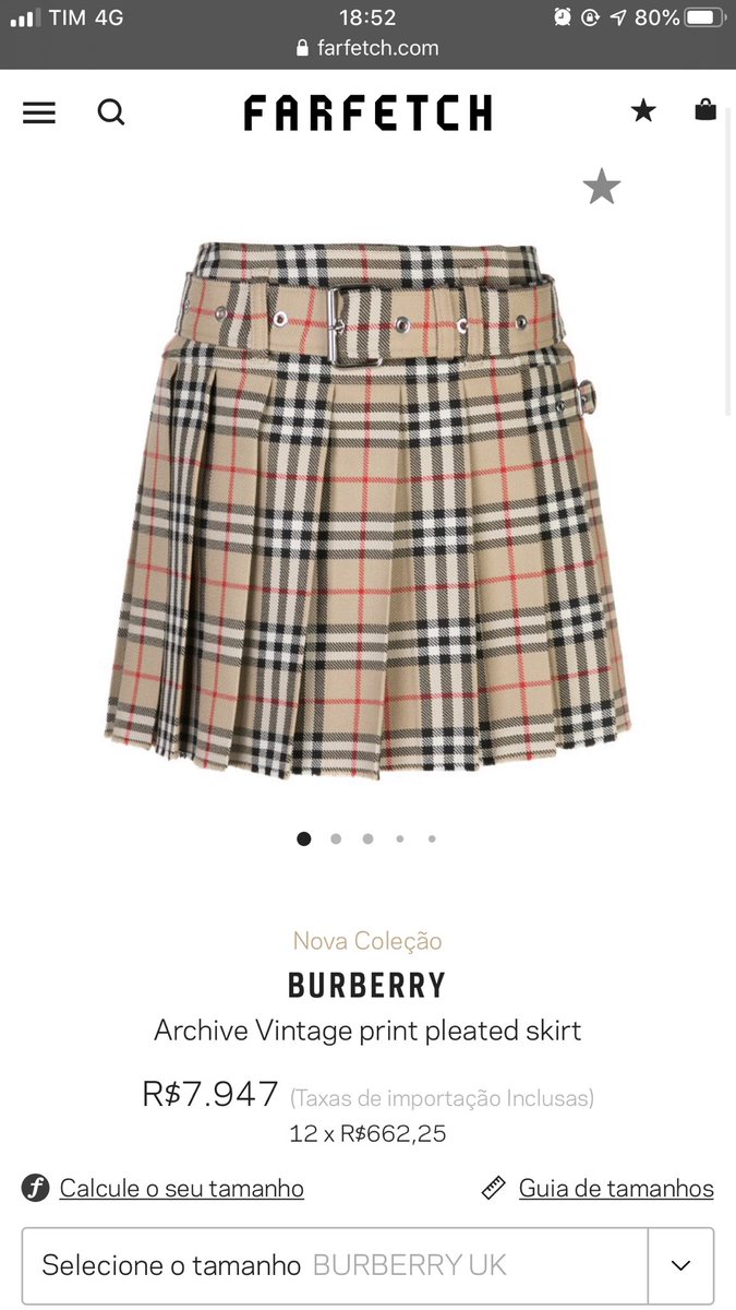 burberry saia