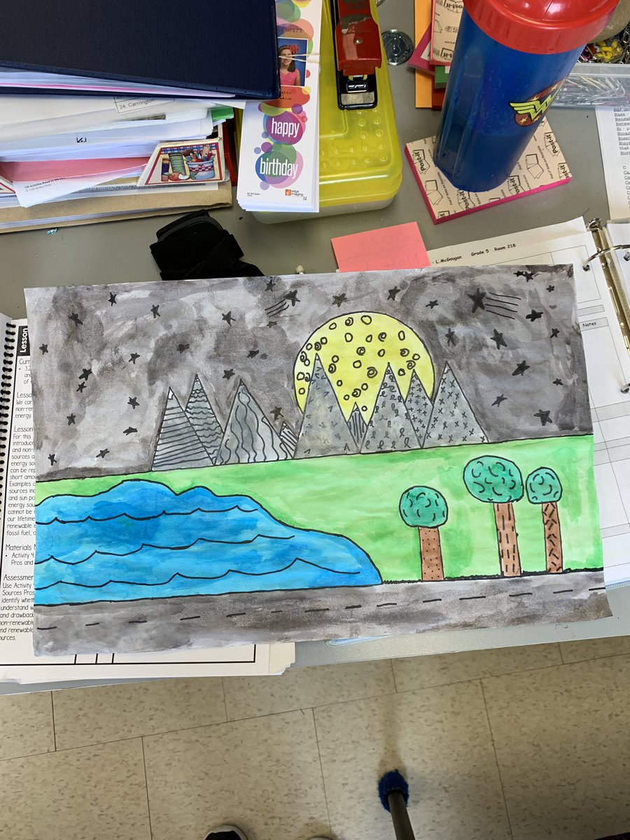 McGouganroom218's tweet image. We are almost done our first major set piece! #elementsofdesign