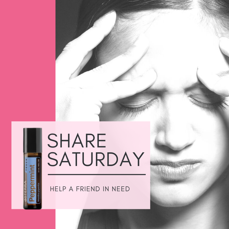 oraleaders's tweet photo. Share Saturday
Sharing is caring! Do you have a friend that suffers from migraines, headaches or head tension? Offer them some of your #Peppermintessential oil for soothing relief. https://t.co/tHBtalMGOA