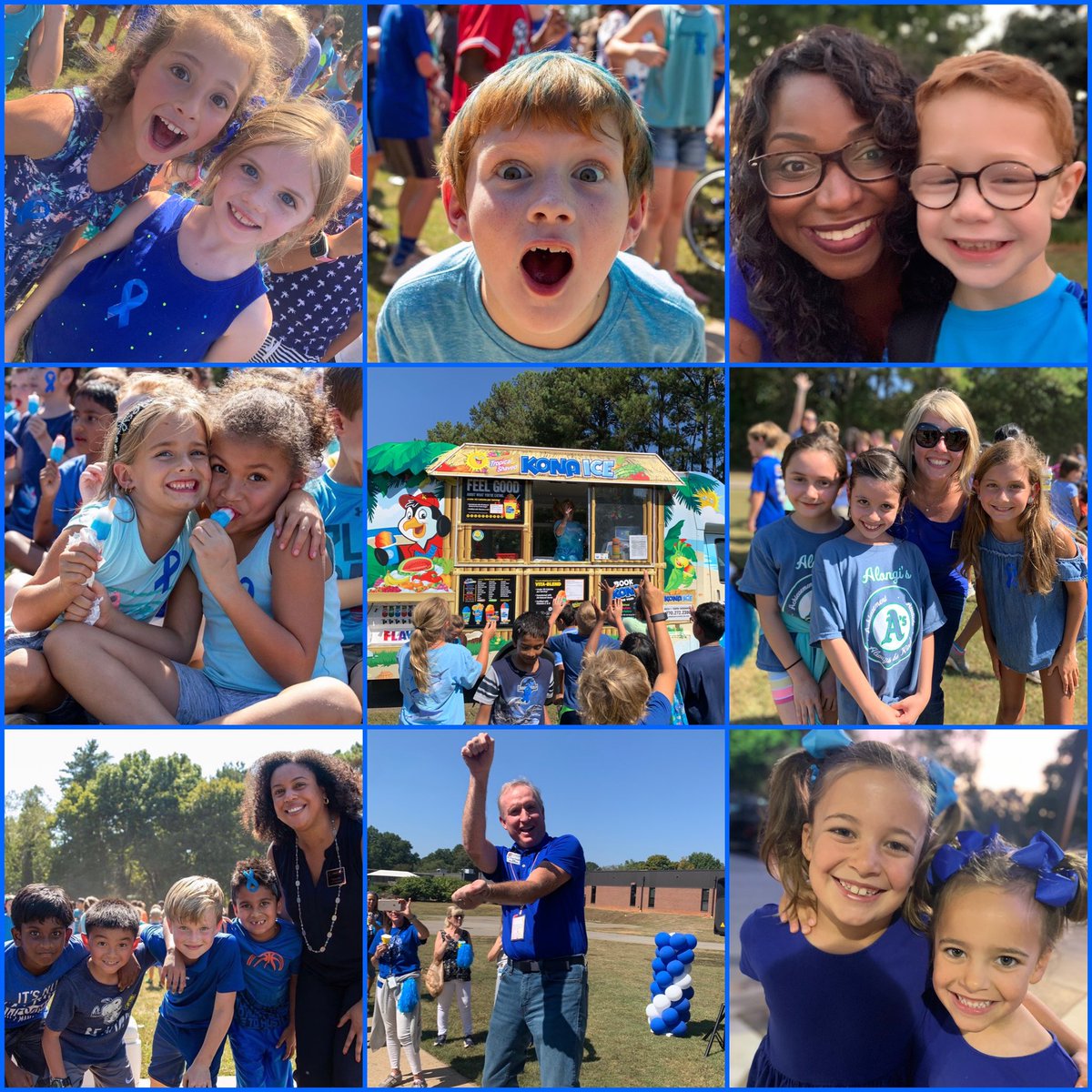 Sope Creek is a 2019 National Blue Ribbon School! That means it is time to celebrate. What a great pep rally today.  We love our students, teachers and community. 💙