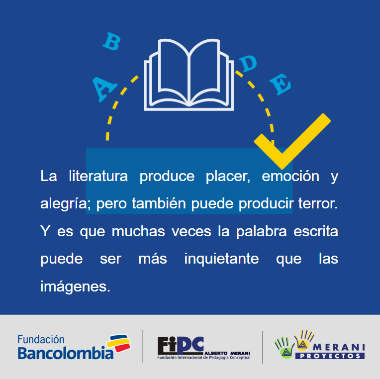 LasletrasvanCol's tweet photo. Emociones que genera la literatura. 

#LasLetrasVanPorColombia #MeraniProyectos 

Bancolombia @Bancolombia @MeraniProyectos Fundación Alberto Merani - Proyectos https://t.co/qdI23tdOYW