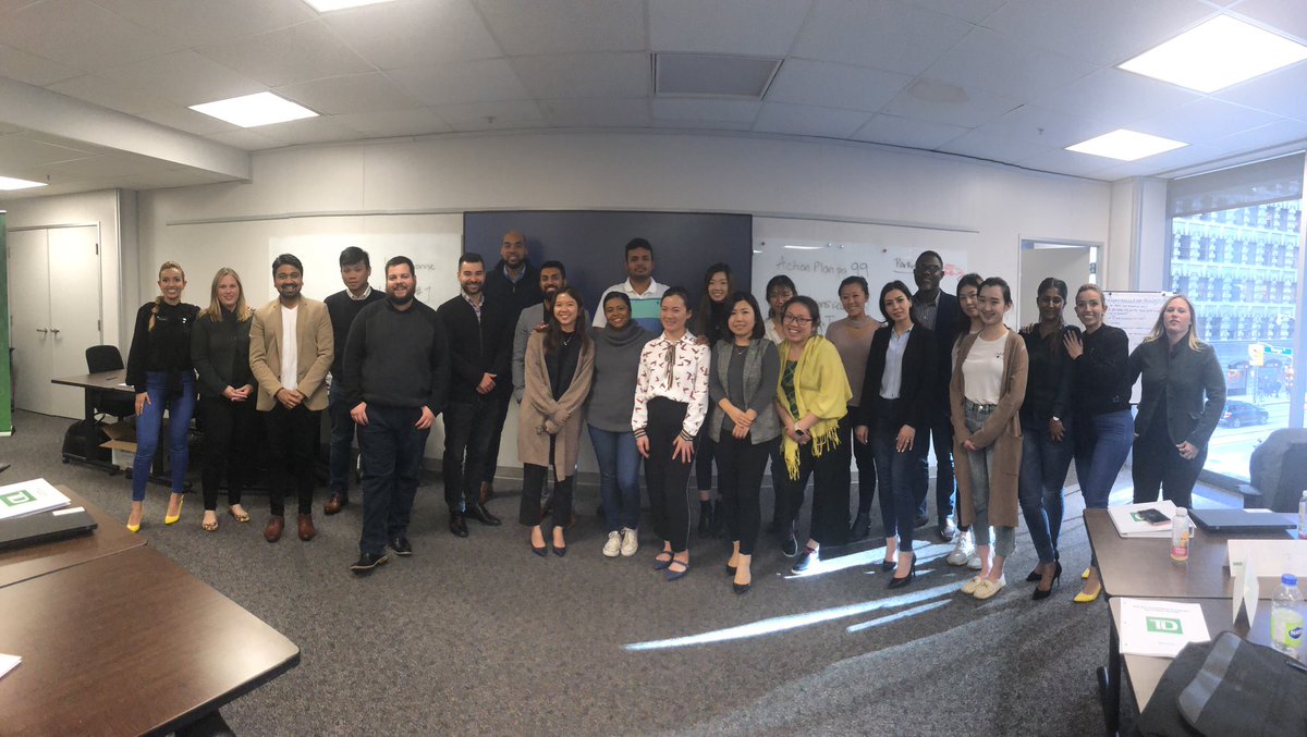 And that’s a wrap! Week 1 of the #FaBeConfident Program with this amazing group of Financial Advisors. It took two Michelle’s and two Tannaz’s 🙂 <a href="/mcgrej3/">Doug McGregor</a> @Blue_Capri5 <a href="/scott_belton/">Scott Belton</a> <a href="/MushtakN_TD/">Mushtak Najarali</a> <a href="/SHong_TD/">Simon Hong</a> @LindaMacKay_YYZ