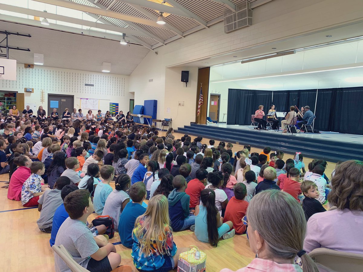 A student leaned her head on my shoulder and said she wants to be a musician when she grows up while we were listening to members of the Richmond Symphony the other day. 🥰❤️ 
#inspiredREAMS #orffschukwerk #musicteacher #lovemyjob #oneccps <a href="/ccpsPerform/">ccpsPerform</a> <a href="/ReamsElemAP/">Reams Road Elem</a>