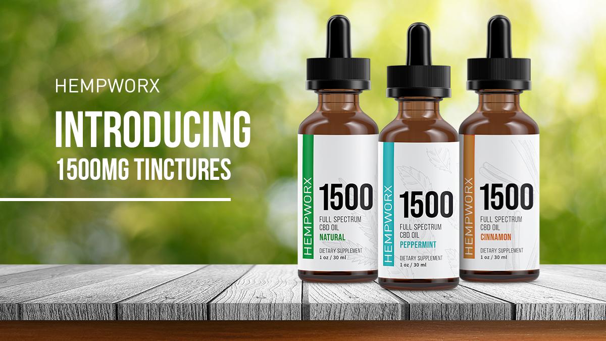 HempWorxHQ's tweet image. You've been asking for it, and they have finally arrived! Introducing our highest concentration tinctures we've ever had - 1500mg! These full spectrum tinctures are now available in all three flavors - Natural, Peppermint, and Cinnamon. Order now through an affiliate! #MDCCON2019