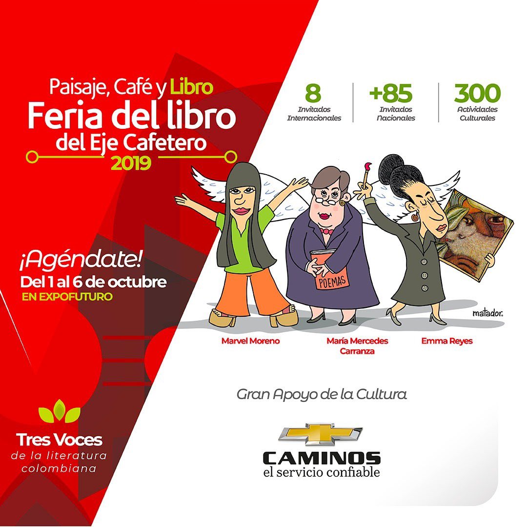 Existen Caminos llenos de historia, creatividad, alegría y fantasía, descúbrelos este fin de semana en #LaFeriaDelLibro del Eje Cafetero. #PlanDeFinde un evento  <a href="/camarapereira/">Cámara Pereira</a>