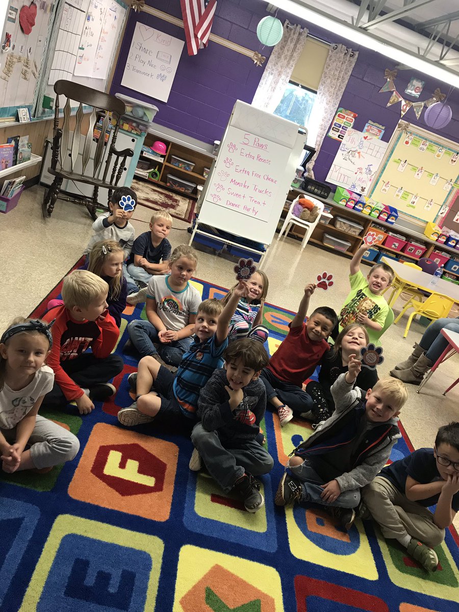 MrsBentin's tweet photo. We earned 5 PAWS this week for excellent hallway etiquette and celebrated with a sweet treat! #WSWildcatPride https://t.co/MivAVOkfh6