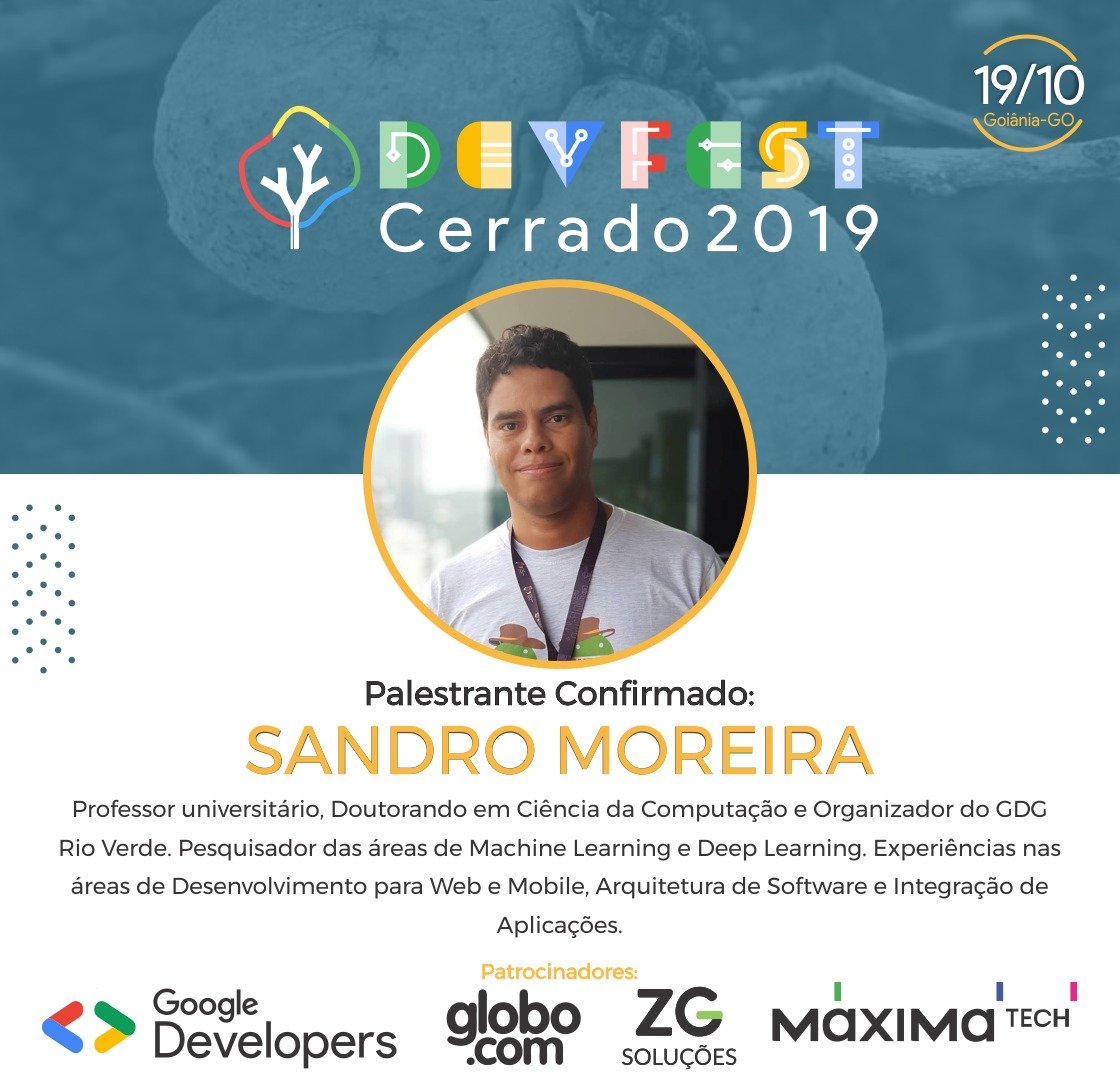 sandro_moreira's tweet photo. #DevFest19 #DevFestCerrado https://t.co/wx5hSyJv6G
