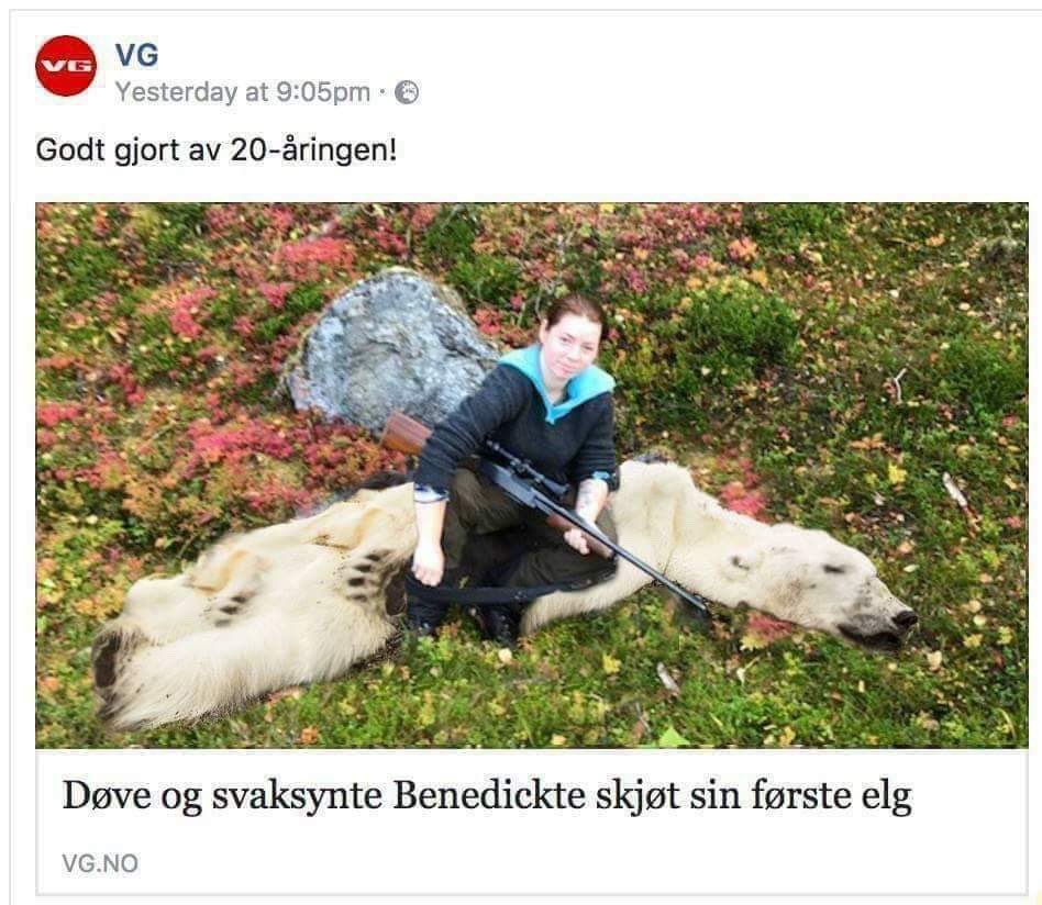 DagKrMoen's tweet photo. Godt jobba og gratulerer til Benedickte, det var en flott elg! https://t.co/m2vaxOcQ7e