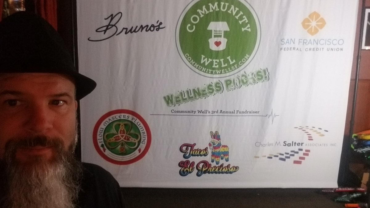 SalterInc's tweet photo. Salter was so excited to sponsor the @communitywellsf event at @BrunosSF over the weekend. Our #av consultant Dylan had a blast. #wellnessrocks https://t.co/C8Nu1dVwzL