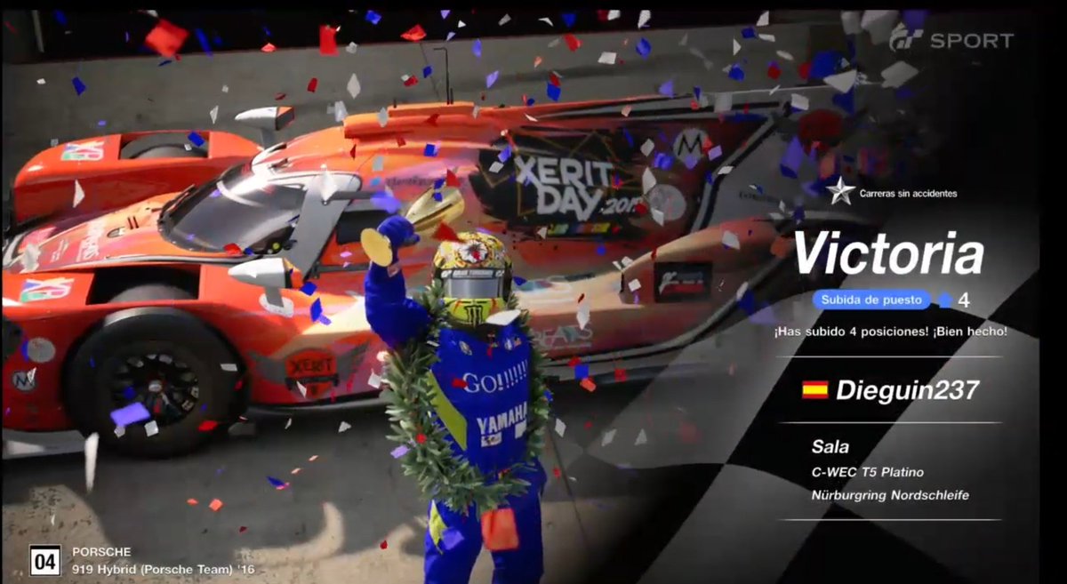 CARRETA REINA PLATINO CWEC !!🏁

llegó la 1° Carrera de nuestra categoría Reina donde se llevó la Victoria <a href="/Dieguin237/">Dieguin237</a> con ritmo y buena estrategia !! 🍾🏆🥇

P- 2 @Flavio_GT17 🥈
P- 3 <a href="/Oliverr1976/">Oliver Ramos</a> 🥉

ENHORABUENA PILOTOS !!

@CaeLuM_OWLS <a href="/XeritRacingTeam/">Xerit Racing Team</a> 

#Platino #CWEC