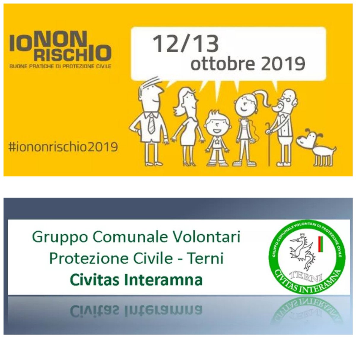 CivitasinterTr's tweet image. Saremo a Terni in Piazza della Repubblica #iononrischio