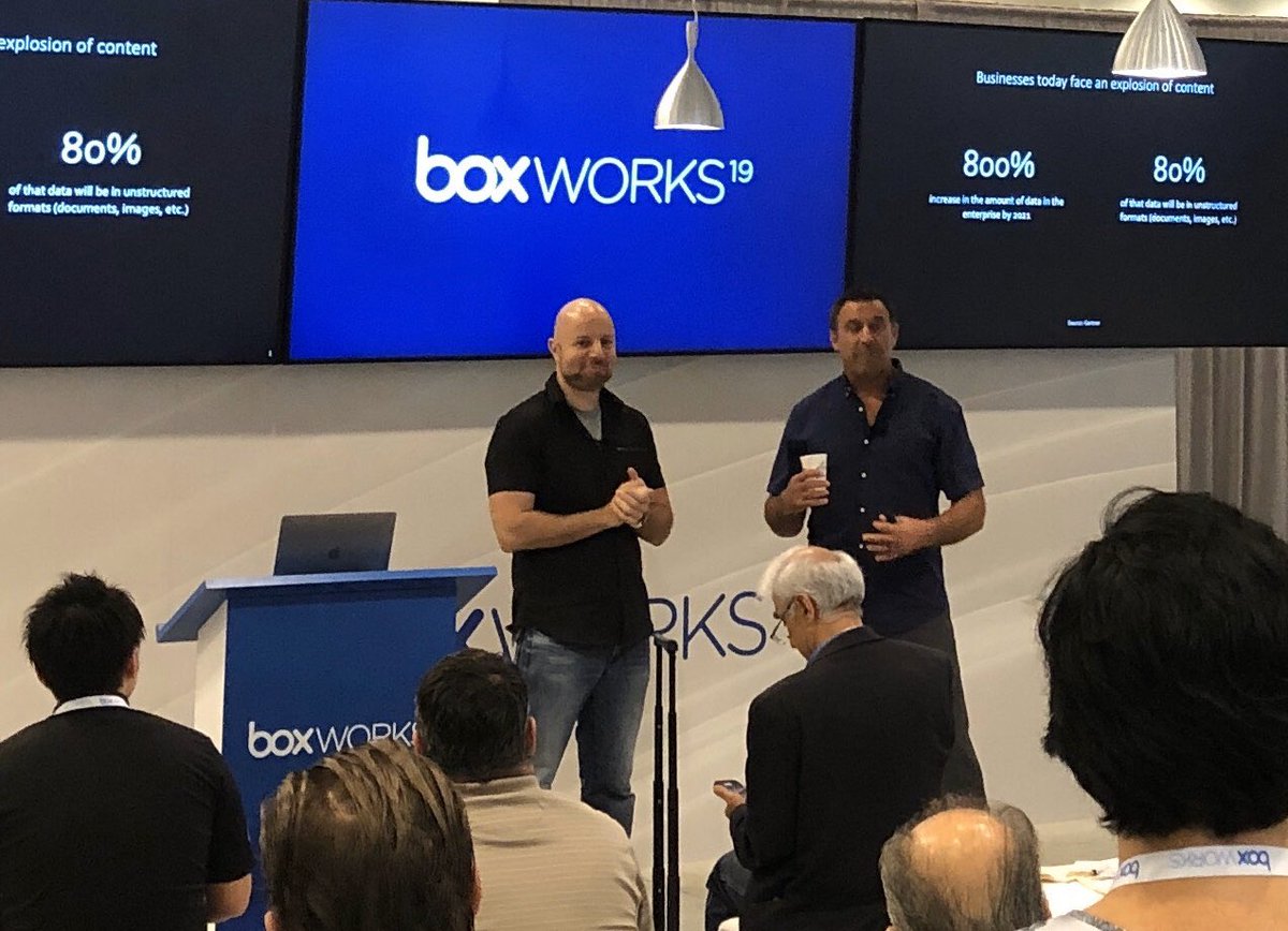Marc_Nehme's tweet image. Talking Watson AI with my tag team partner @SladeFoster at #BoxWorks2019 #WithWatson
