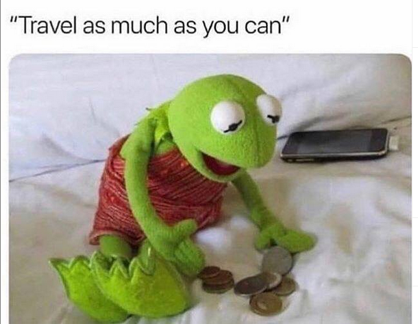 JustTravelMemes's tweet photo. My bank account disagrees... :(
#travelmemes #travelquotes

All Sorts Travel Blog - https://t.co/bRRGdeJnaM https://t.co/9GP60QYGZF