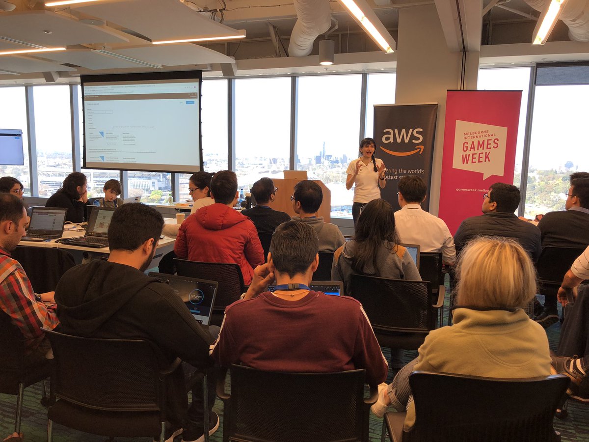 hackaus's tweet photo. Technical sessions in place at the @amazon #GamingHackathon @alexadevs @AziFarjad @GamesWeekMelbs #hackaus #mgiw #amazonalexa https://t.co/yyiDYfnEKG