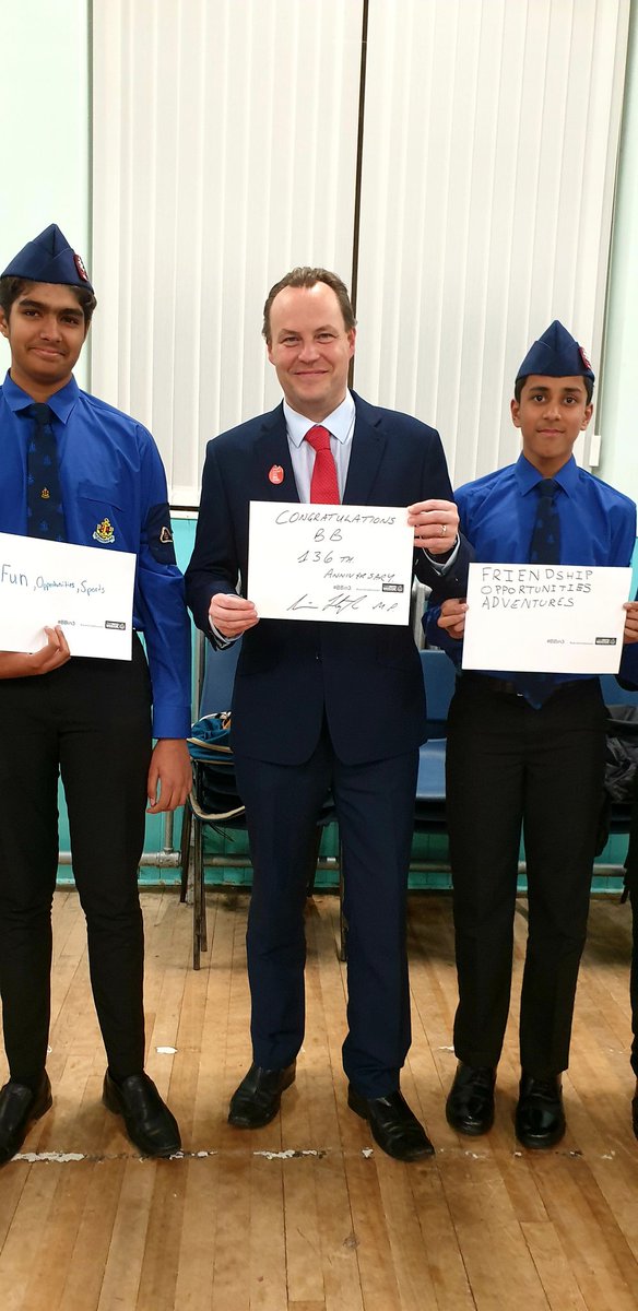 208thGlasgowBB's tweet photo. Tonight we were joined by @ChrisStephens MP for Glasgow South West as @208thGlasgowBB celebrates the 136th Anniversary of the founding of the #boysbrigade in #Glasgow.
A great honour to have you come along!!
#bb136
#LearnGrowDiscover
#FaithInYoungPeople
#pollok https://t.co/vWKJC7ikx3