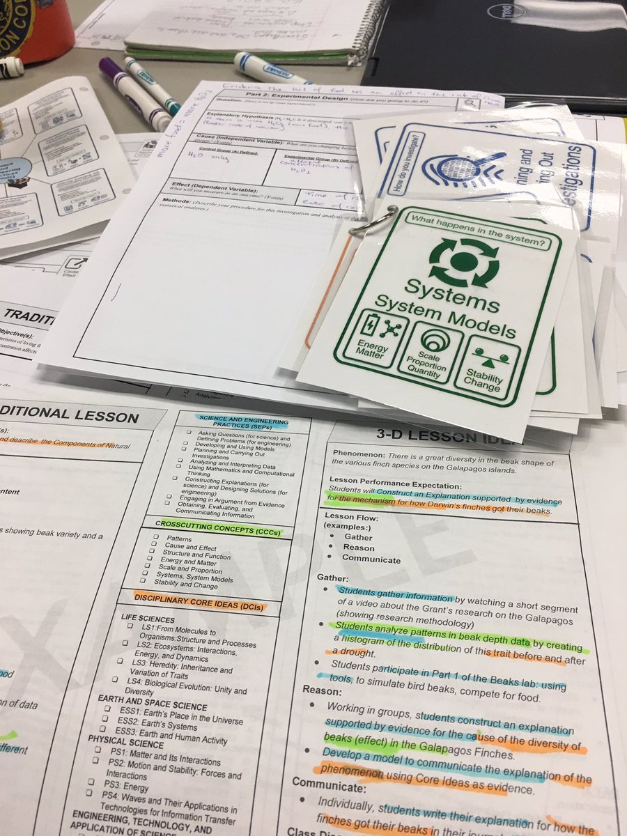 MsPienta's tweet photo. Grateful for an awesome day of PD w @cookie_barker of @3DScienceCafe and my team of bio teachers. Good PD gives you time to apply your learnings to your context. This was good PD. #learn180 https://t.co/4QO1vvkiT0