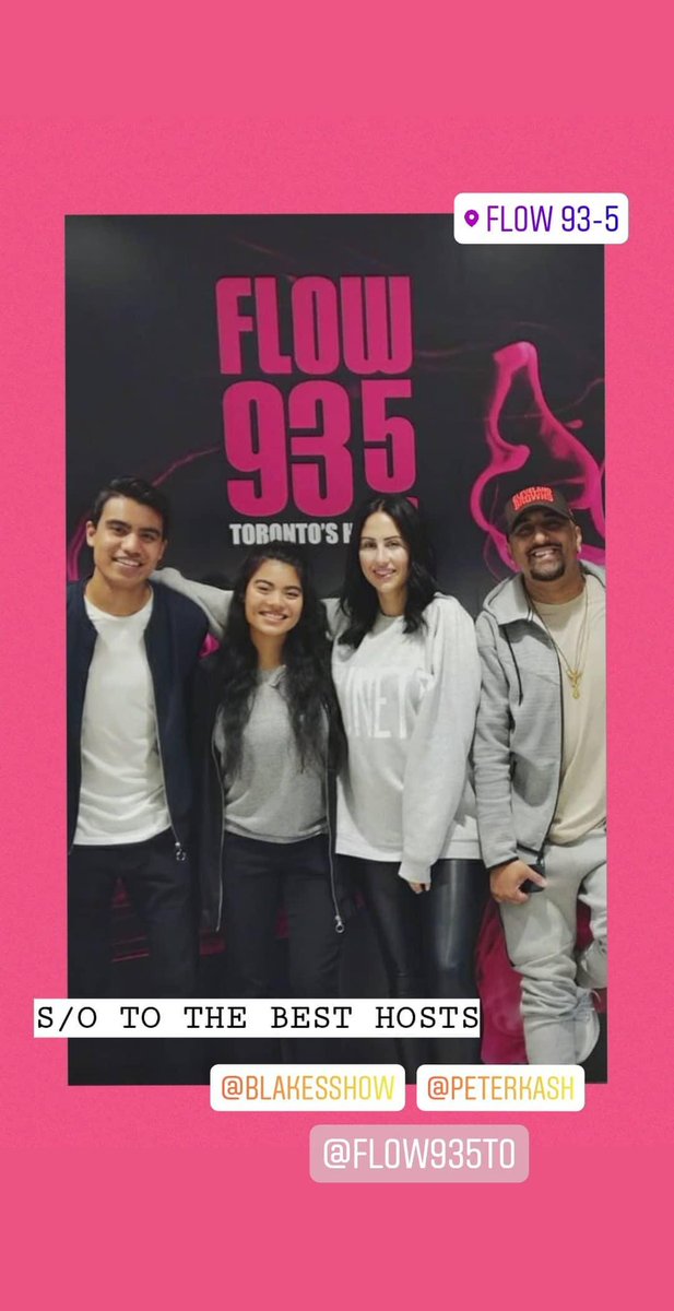 Thanks for having us today flow 93.5! 🎙️📻