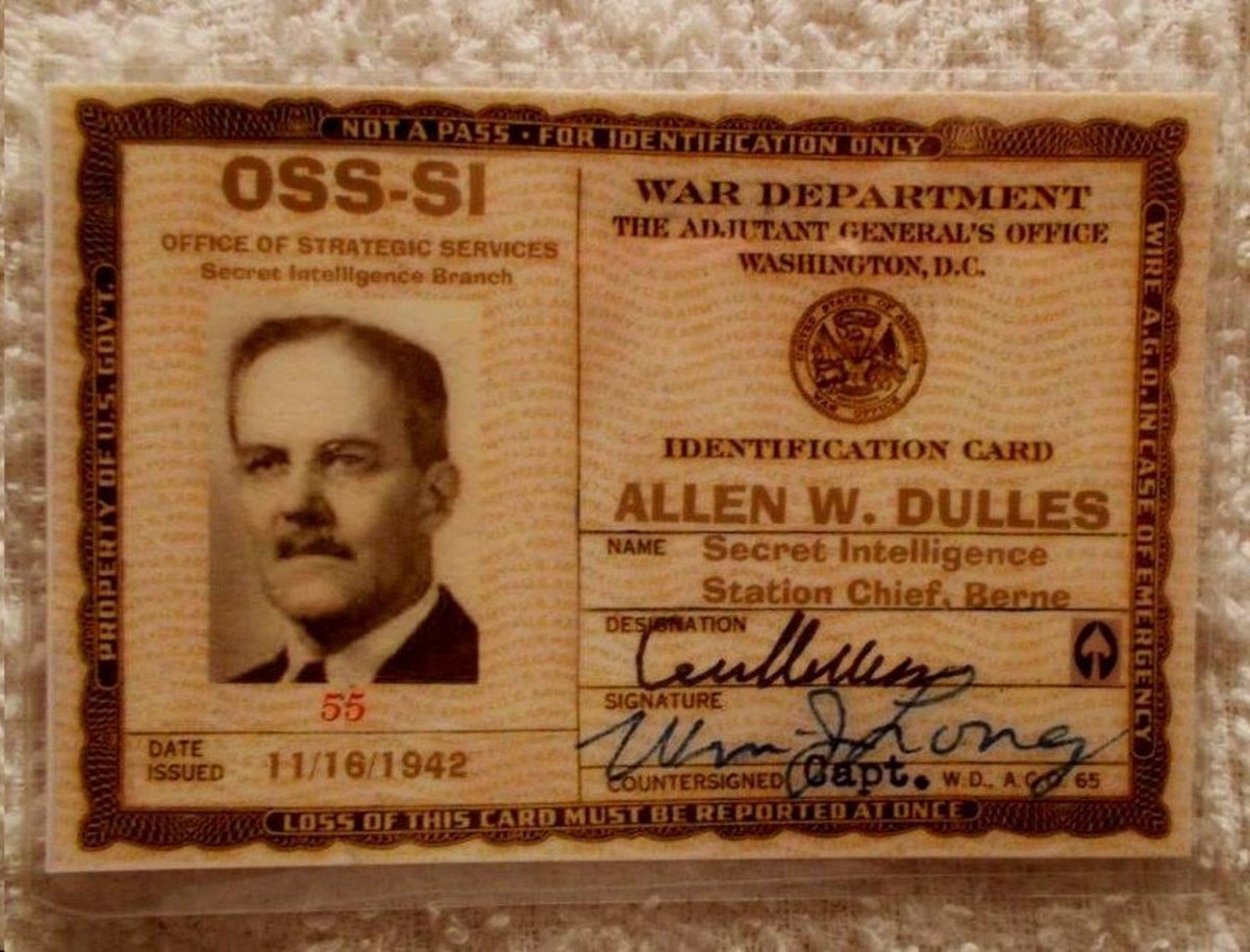 12) Although Dulles had returned to the U.S. shortly after WWII, it’s not inconceivable to think that he continued to tap into the clandestine network he used to run while in Switzerland.