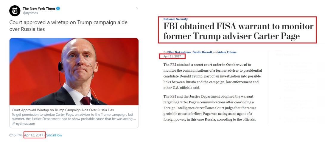 The premeditation of this NYT piece is prima facie evidence of a “leak strategy”. Why would  @FBI be authorizing the leak of a FISA?Because the story was already out.  @nakashimae ALREADY HAD the leak from Wolfe at the same time as  @aliwatkins and was waiting to publish.