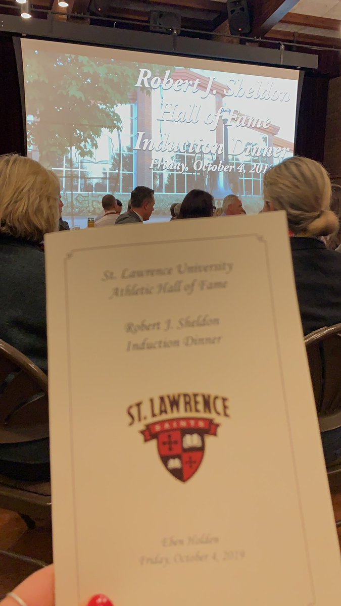 PEFriedlander's tweet photo. Congratulations to the new @StLawrenceU athletic hall of fame inductees! Hockey, field hockey, lacross, tennis and athletic trainers represent our hard working alumni who do their best in both on the field (or ice) and after they graduate #sluhomecoming #sluaec https://t.co/UKR2E0r9V6