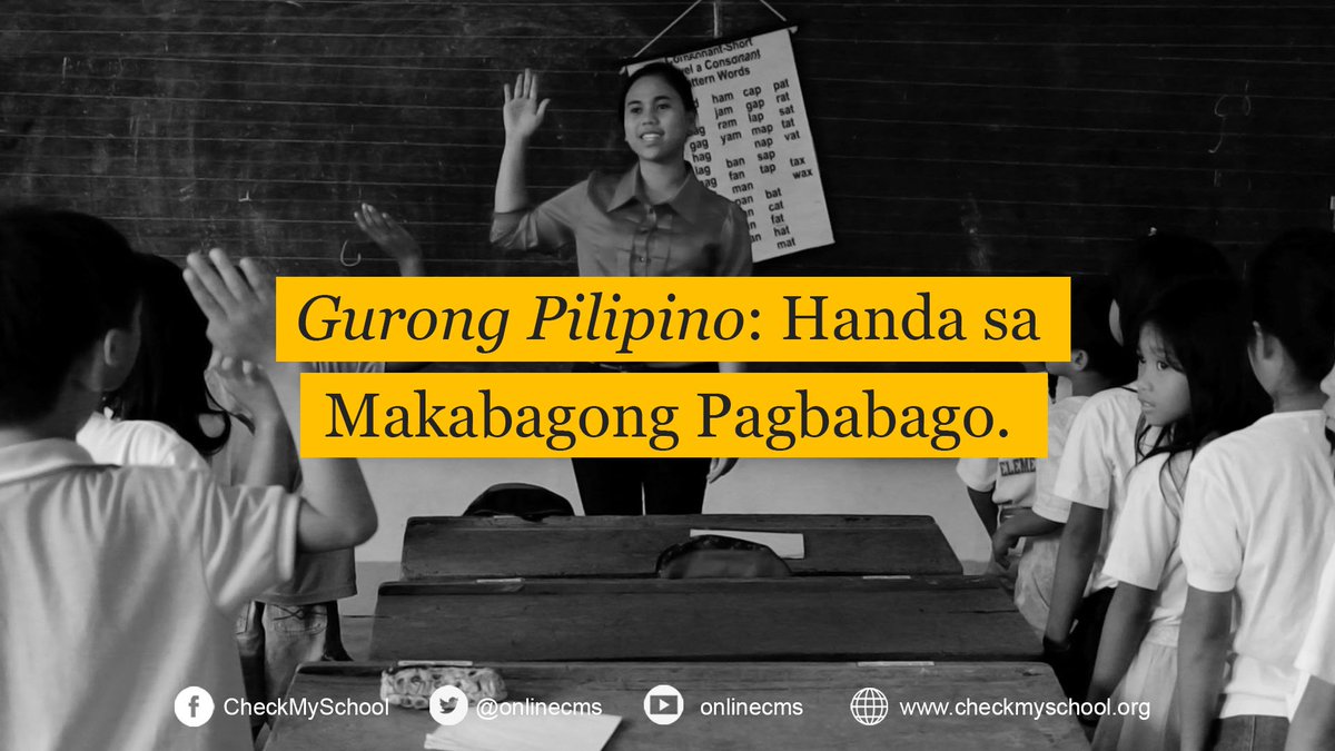 onlinecms's tweet photo. Nakikiisa ang #CheckMySchool sa pagbibigay-pugay sa mga guro para sa pagdiriwang ng National Teachers' Day na may temang "Gurong Pilipino: Handa sa Makabagong Pagbabago".

Bisitahin ang CheckMySchool sa Booth No. 1, Limketkai Atrium, Cagayan de Oro City.

#SalamatGuro #eduAKSYON https://t.co/yQ7nuC4UTs