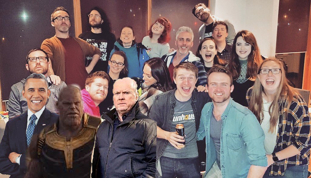 <a href="/LeGalaxie/">LE GALAXIE</a> <a href="/TheSonicScrew/">Seán C</a> <a href="/chizmund/">Dermot Ward</a> <a href="/VanessaIfeoma/">Ifeoma Vanessa</a> <a href="/HeresKellie/">Hooch</a> <a href="/Psyconkers/">Richard McConkey</a> <a href="/BigDirtyFry/">Michael Fry</a> <a href="/paddyjmurphy/">Paddy Murphy 🗨</a> <a href="/Clisare/">Clár Ni Chuilleainn | Clisare</a> <a href="/ColinFilm/">Colin Regan</a> @damonblakesapt <a href="/JustineStafford/">Justine Stafford</a> <a href="/CiaraODoherty/">Ciara O'Doherty</a> @DaveyReilly @i_Gleeson @MCluvs2laugh <a href="/LolsyByrne/">Lolsy Byrne</a> We're all having a great time