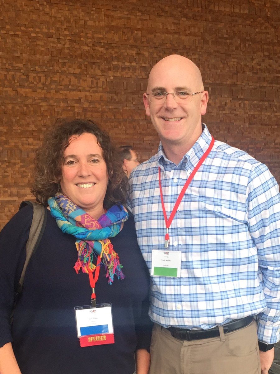 SUNGODPhysio's tweet photo. A great honour to meet and learn from research heroes like Dr Ann Cools ⁦at World Congress in Sport Physio #SPC2019 https://t.co/6ik9yKf0yd