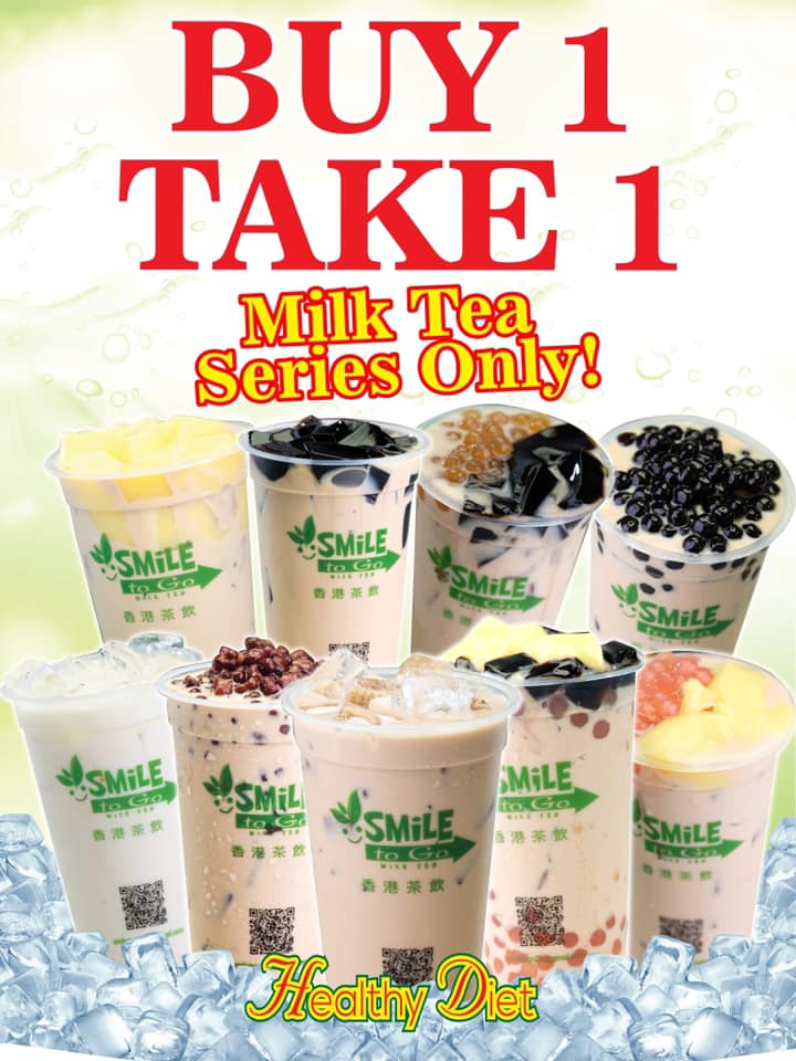 SmileToGoHK's tweet photo. 🎊 Smile To Go Robinson’s Las Pinas and Legarda branch will both be opening soon! 🎊

Watch out for our buy 1 take 1 promos!

More info regarding the promo will be posted soon!

#SmileToGo #MilkTea #Buy1Take1 https://t.co/E1dKB0Sfff