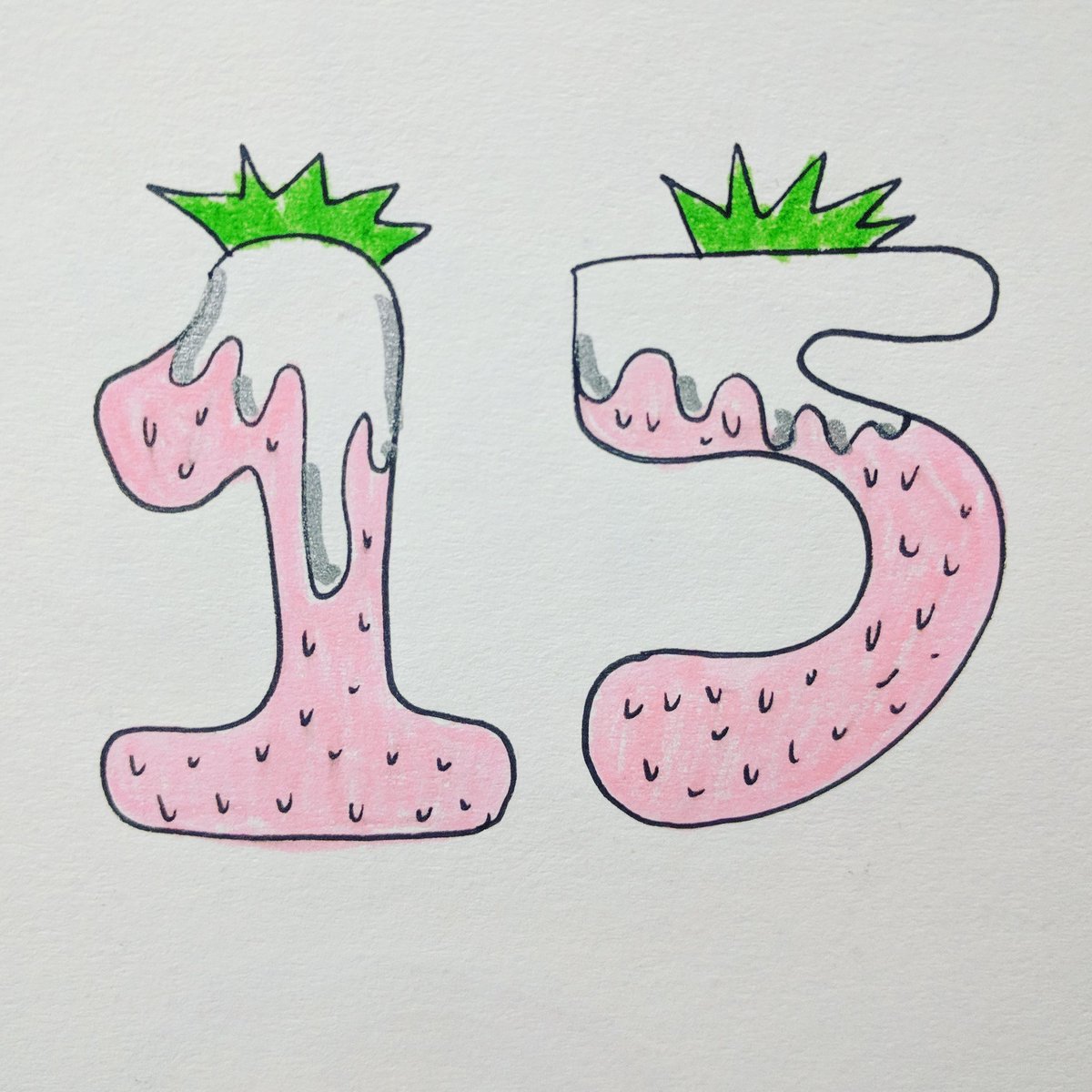 cuteordeath's tweet photo. γγ‘γγ
hehe get it
#doodles #numberpuns #strawbiesπ https://t.co/EOS5ROyIwT