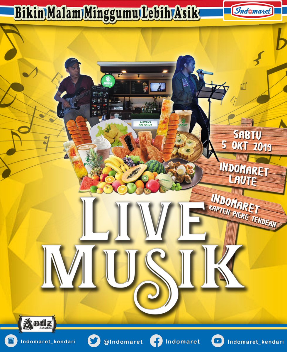 Nanti Malam di <a href="/indomaret/">Indomaret</a> Laute &amp; Tendean Kota Kendari... merapat yaa guys