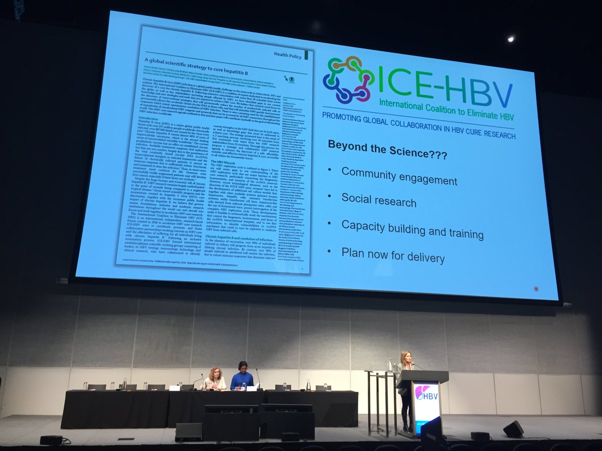 It is imperative to begin appropriate conversations to pave the way to ensure the widest access for a cure for #HBV, when it is available. #hepatitisB #hbvmeeting19 #hbvcuresymposium  #HBV