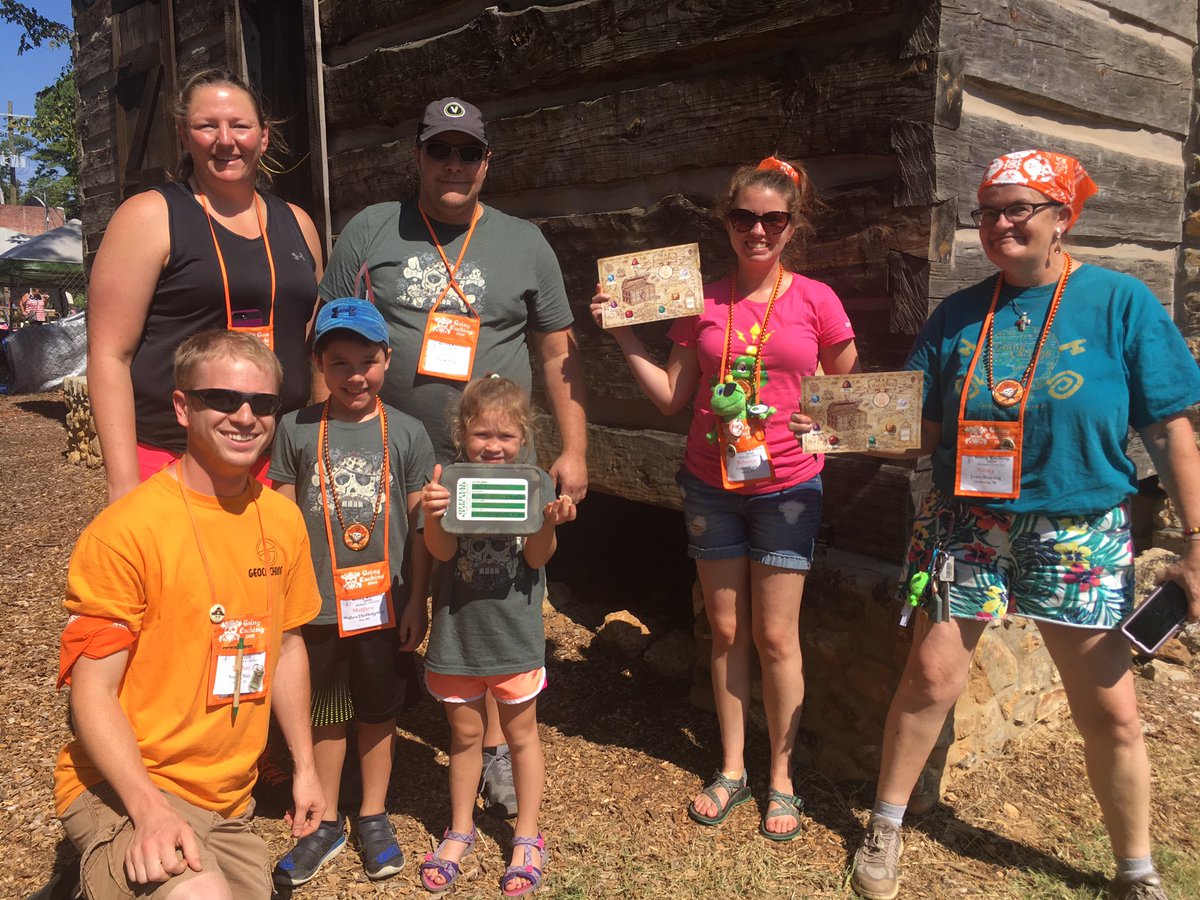 SuperNateTN's tweet image. Spent the day solving puzzles and challenges throughout Floyd County, GA meeting multiple caching groups along the way. 
Drove over 75 miles to collect stamps and code words to redeem for a geocoin, and gain access into the escape room tomorrow. #GoingCaching #Geocaching