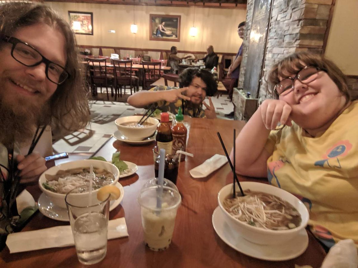 JohnExodiaWick's tweet photo. Grabbing some Pho after TOing the first smash tournament of the weekend
Cheers to #BITE4 https://t.co/xLKgzKYH6N
