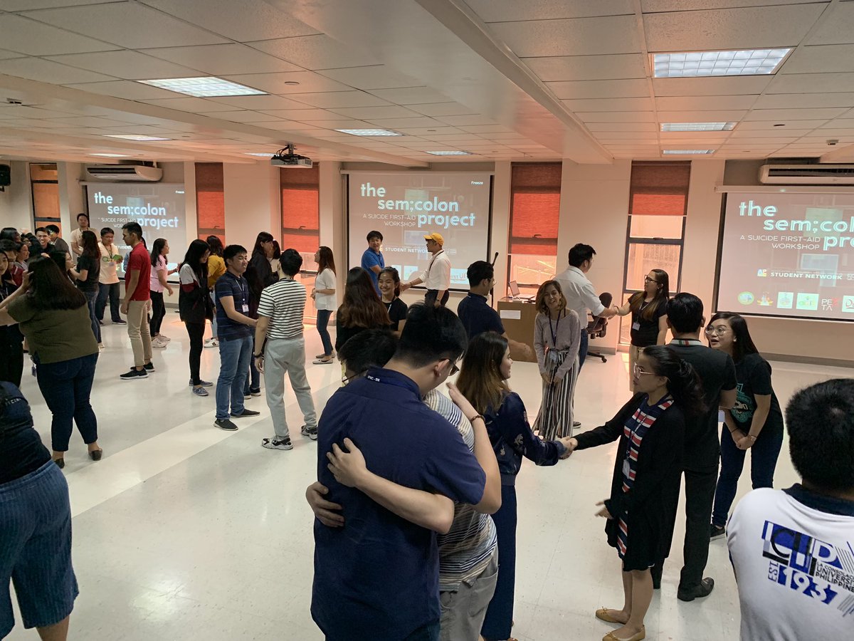 apmcsn's tweet photo. The first leg of “The Semicolon Project: A Suicide First-Aid Workshop” brought to you by the National Socio-civic Committee is now happening here at ASMPH participated by medical students from Luzon and NCR-SL regions.
#TSP1920 #TheSemicolonProject #BeyondAPMCSN https://t.co/0yOD637IlF