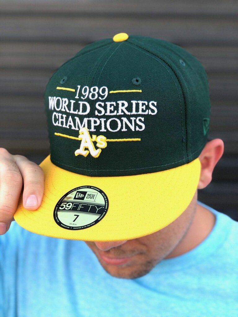 oakland athletics world series hat