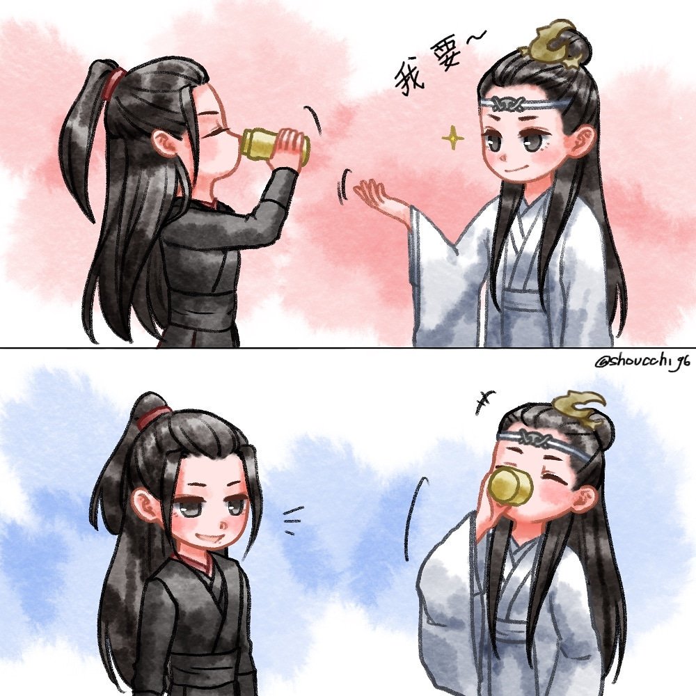 Anime Mo Dao Zu Shi MDZS Lan Wangji Wei Wuxian Wang Yibo Xiao Zhan