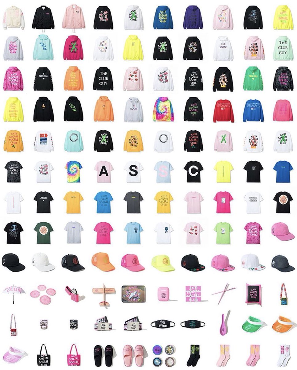 uptod4te's tweet photo. 【Anti Social Social Club】2019A/Wコレクションが10月5日（日本時間10/6 AM0:00〜）に発売予定
※全アイテムラインナップが公開
 #ASSC #アンチソーシャルソーシャル���ラブ #2019aw
詳しくは記事をチェック↓
https://t.co/GDWcwNL6fT
TOP↓
https://t.co/CkDigw3Bid https://t.co/LeoM4uPrNJ