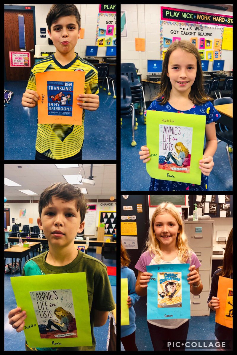 JessicaVandesc1's tweet photo. We had some more kiddos finish some of the Sunshine State books over the last couple of days. I’m really proud of all of them for pushing themselves towards the goal of reading all 15! @LaurelOakElem @FloridaSSYRA https://t.co/svtw9mClfj