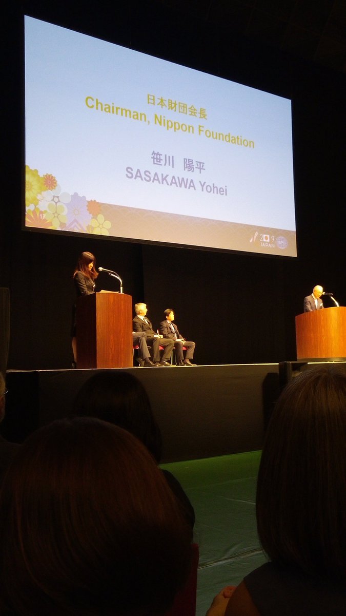 Sasakawa Yohei, Chairman of the Nippon Foundation at #ISPOcongress19 "The Nippon Foundation has supported people with disabilities for over 59 years". Fantastic! Thank you to all those whose actions support #amputees