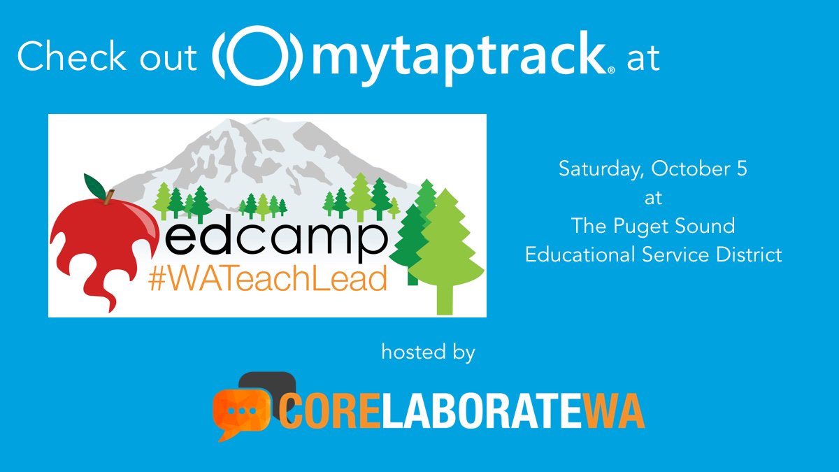 EdCamp #WATeachLead hosted by @corelaboratewa tomorrow at the Puget Sound Educational Service District (@PSESD). 👍