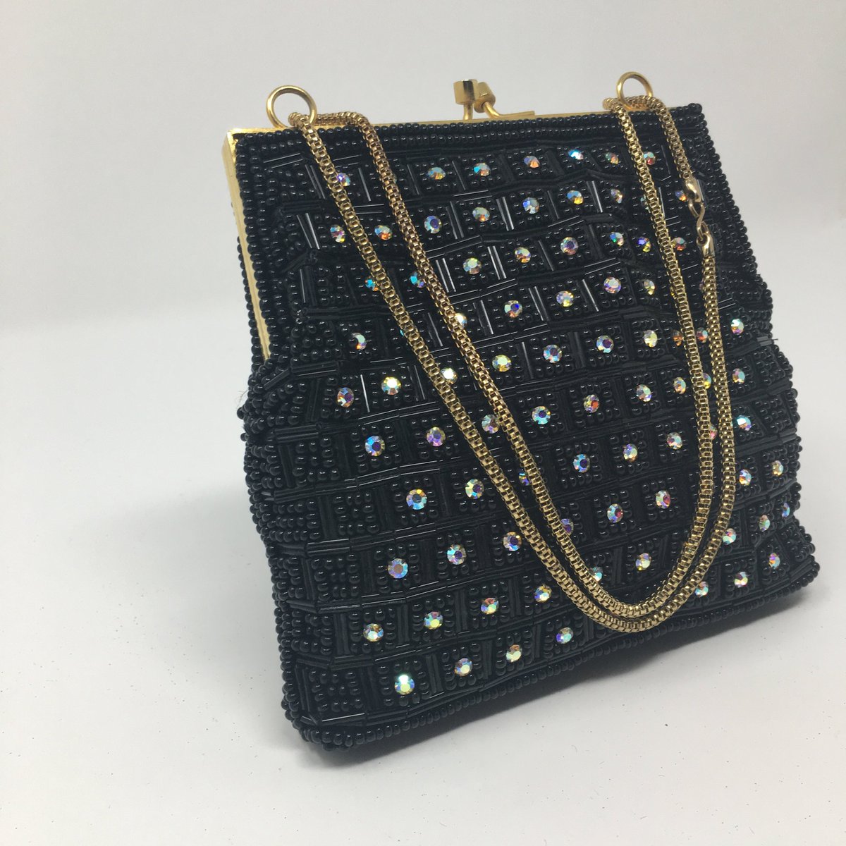 faatEtsyShop's tweet photo. Retro Handmade Black Beaded Evening Handbag Purse with Rhinestones https://t.co/CMmmfHN3d7 #FaatEtsyShop #etsyvintage #etsyseller #Jazz #antique #vintage #mug #Vintage https://t.co/Ozne3MtPIt