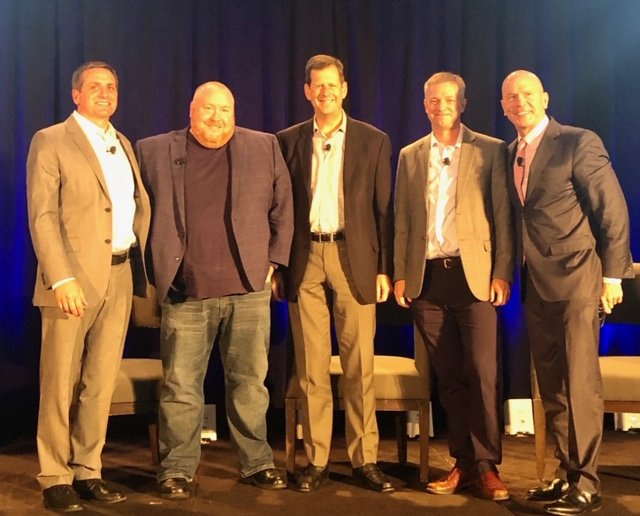 MikeBoWilliams's tweet photo. Thank you Hunter Muller and the @HMGStrategy  for hosting an excellent CIO Summit in St. Louis!  This is the best conference each year in St. Louis for technology executives. It was an honor to moderate the panel on “New Technologies - Gaining an Inside Track on the Competition”. https://t.co/UrpcAZf75P