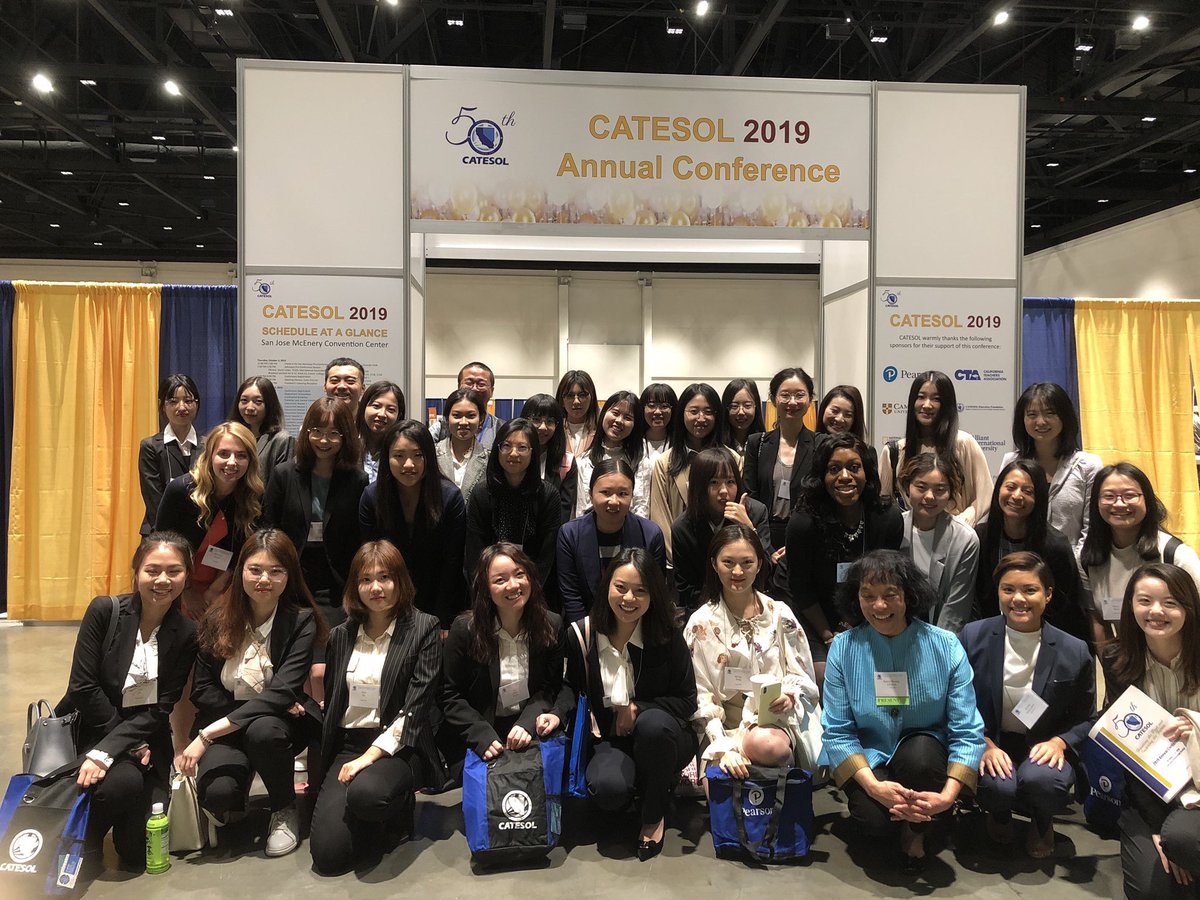 AriesCheng23's tweet photo. Great gathering at #CATESOL19. Really appreciate for the opportunity to attend such a wonderful conference! @TeachFiercely @weinalichen @CA_TESOL @PeppGSEP. Thank you! Love you all. Love never ends. https://t.co/QiLA0vptpK