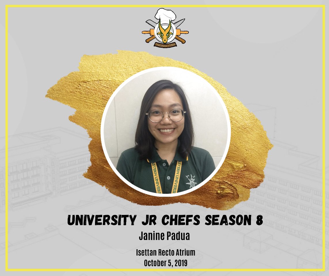 FEUTamarawChefs's tweet photo. Let’s support our fellow Tamaraw Chefs Ms. Jenny Co and Ms. Janine Padua, as they represent the FEU Tamaraw chefs in the 8th season of University Jr. Chefs, Intercollegiate Cooking Contest at Isettan Recto Atrium.
#uNINEtedHRM
#TamChefs
#MakeitITHM https://t.co/VfjwwSbtbC