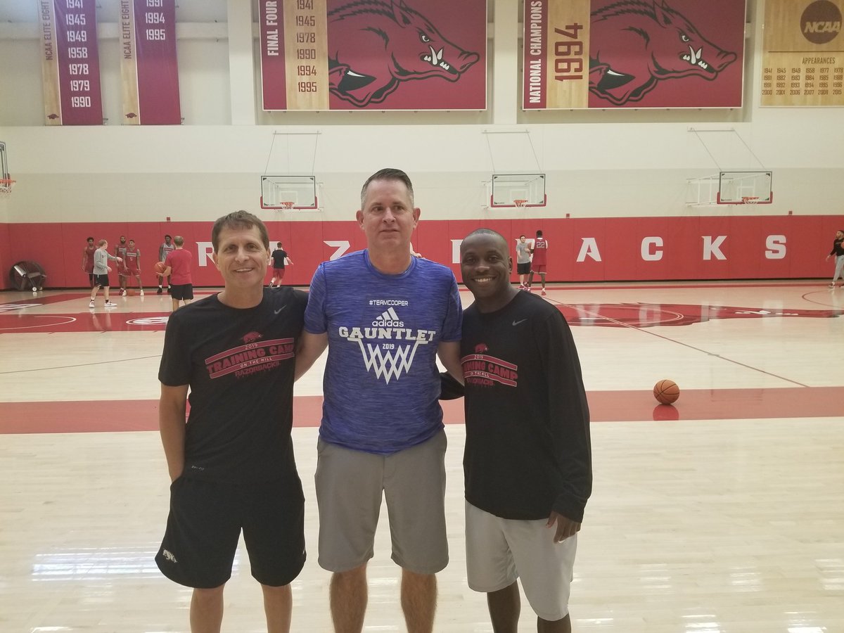 Great afternoon watching and learning from <a href="/EricPMusselman/">Eric Musselman</a> and staff at the Razorback basketball practice today! The Razorbacks are in great hands with Coach Muss! One of the best and most efficient practices I have attended! Great things ahead for the Razorbacks!