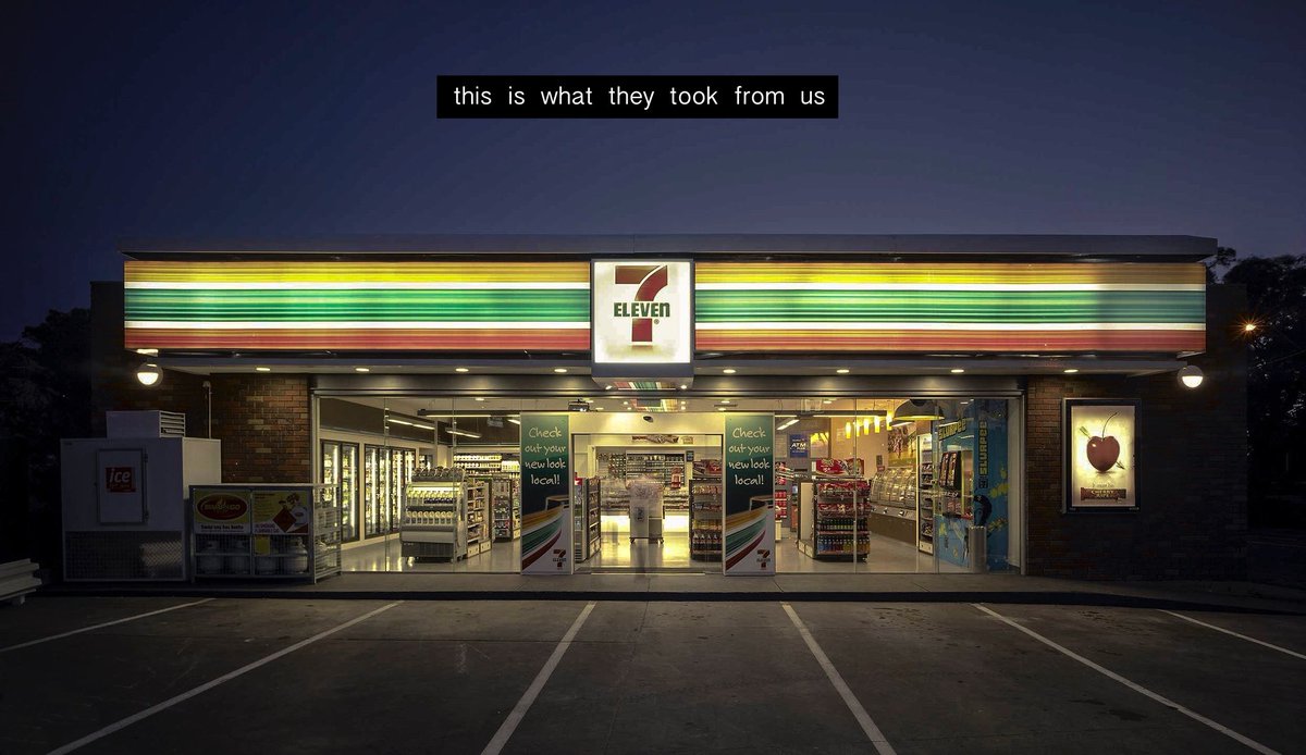 7-11 Nationalism."If you can’t walk into a convenience store at 2:30 AM to get a snack on a Friday night while leaving your car running and unlocked with your girlfriend waiting in it, you don’t live in a free country." https://www.counter-currents.com/2019/06/7-11-nationalism/