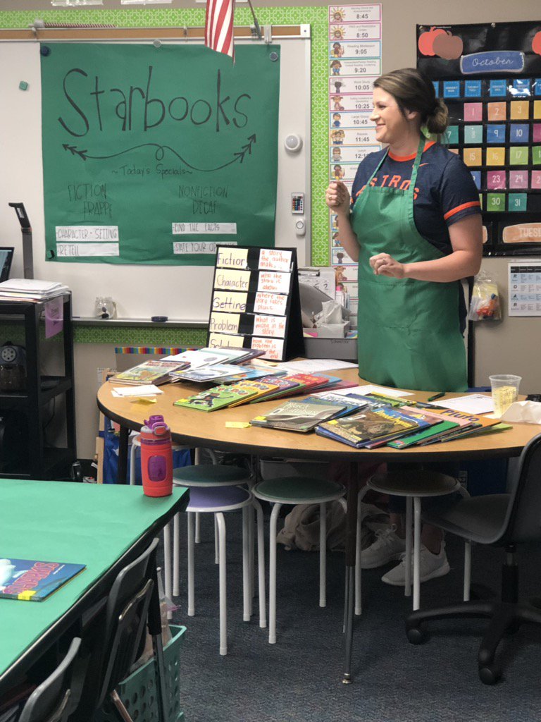 Mrs_KKerlegan's tweet photo. The kids were so excited about the Starbooks Library! @GloriaBalakris1 @MRobinsonElem https://t.co/YlzZ0jLYvD