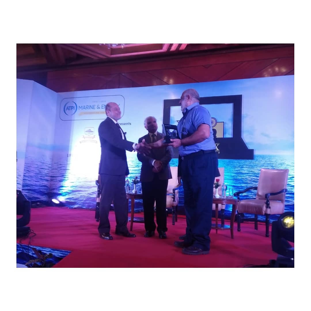 AngriyaCruises's tweet photo. Capt Nitin Dhond has received the ‘Kashti Vibhushan’ (Treasure of Shipping) award on 1st Oct 2019 in Delhi for his contribution to innovation in the Indian Maritime Sector and its ship development over the last 4 decades. 

#TheKashtiAwards #AngriyaCruise #IndianMaritimeIndustry https://t.co/OAy7s0DsJg