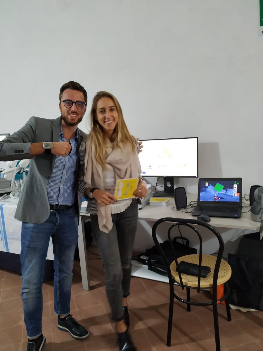 Yesterday Walter Setti and Maria Bianca presented  <a href="/abbiproject/">abbi</a> and  <a href="/WeDrawproject/">WeDraw</a> at #Abilitando19
Come to the <a href="/UVip_iit/">UVIP Research Line</a> stand also today!
<a href="/IITalk/">IIT</a>