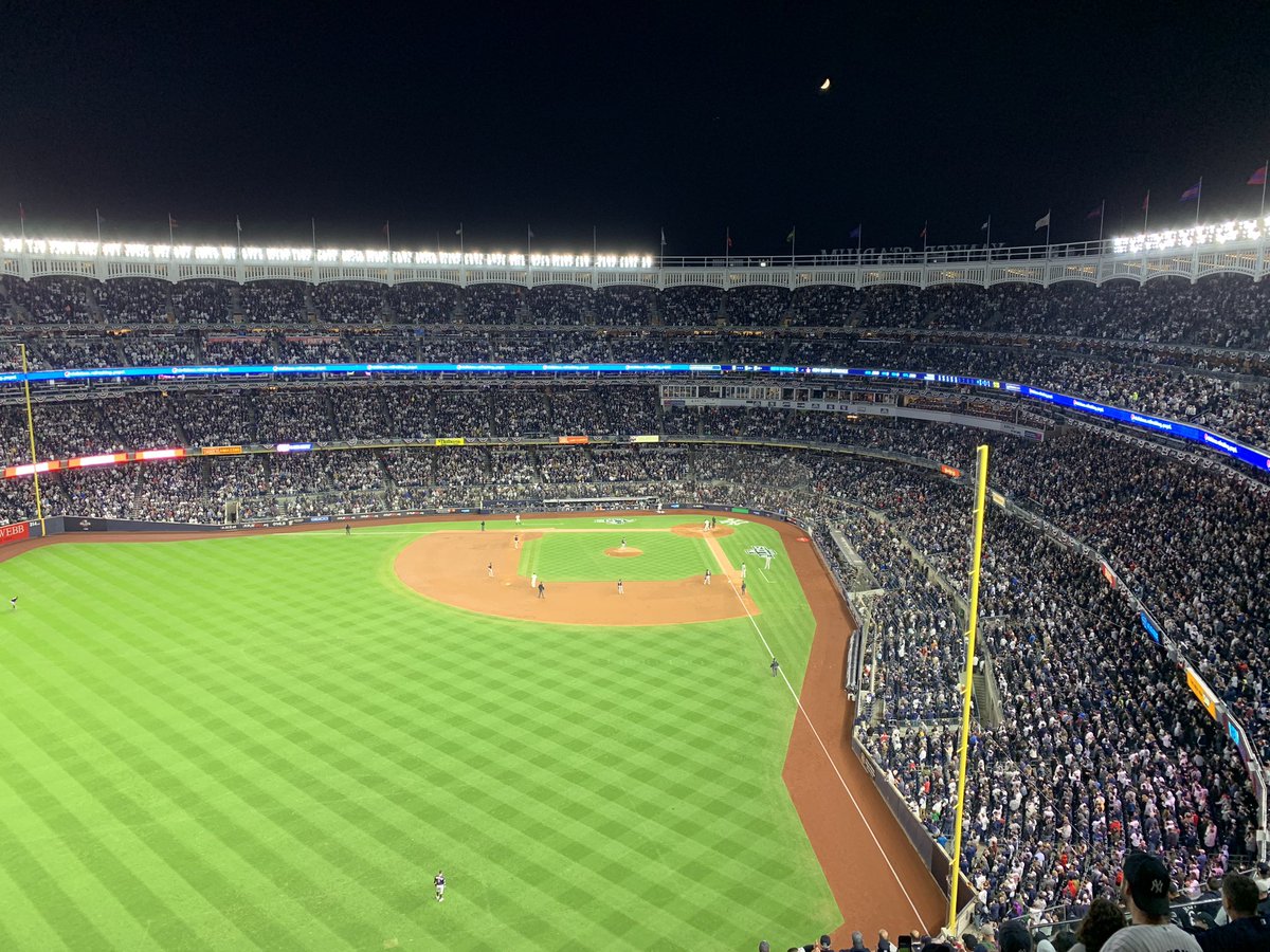 weallwantsome1's tweet photo. Game 1 down. 2 more to go! #ALDSGame1 #Yankees https://t.co/K8Ns1dKpVV